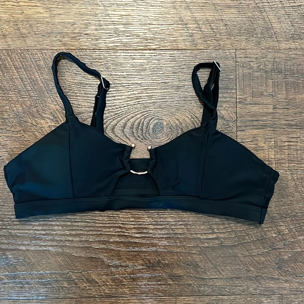 Black Bikini Top Size M